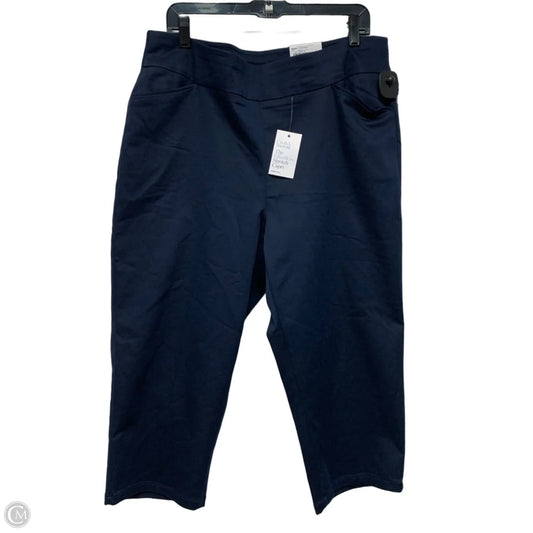 Pants Chinos & Khakis By Croft And Barrow In Navy, Size: 16