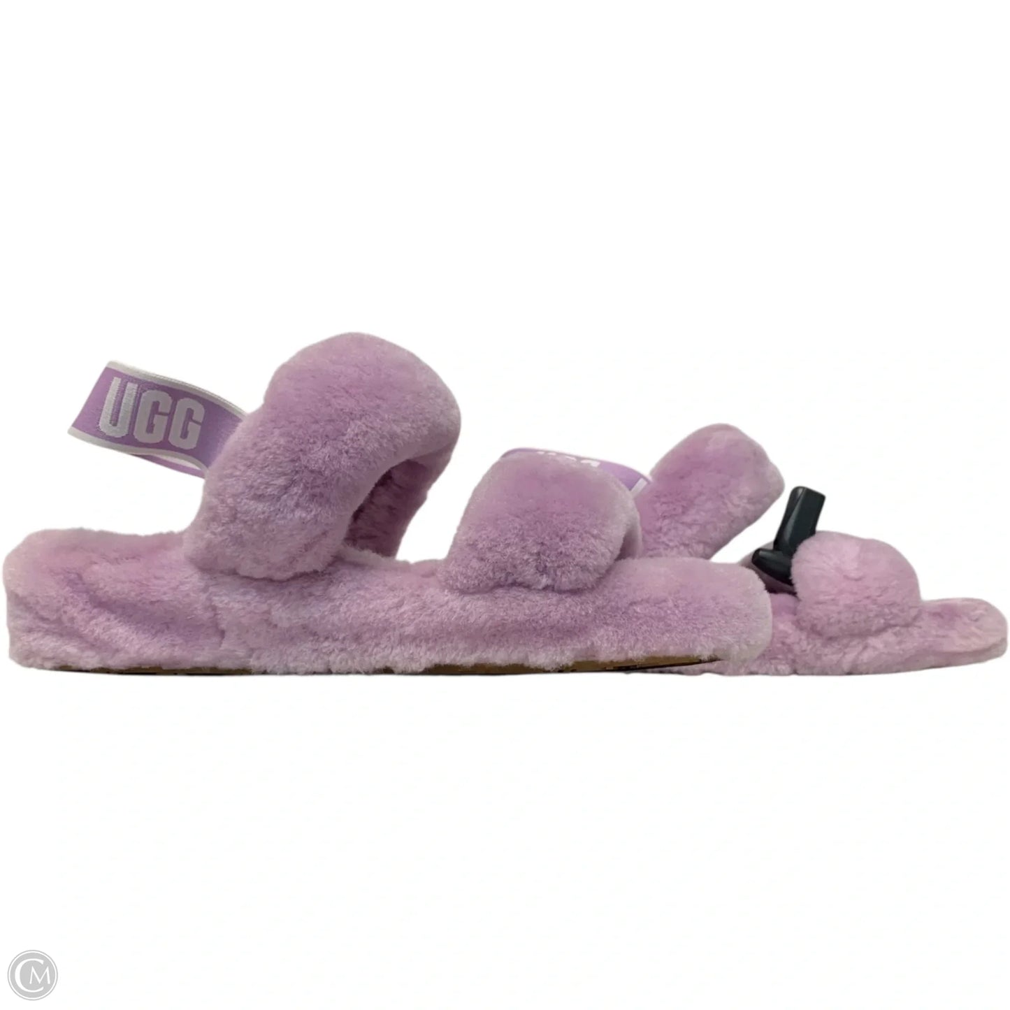 Slippers Designer By Ugg In Purple, Size: 9