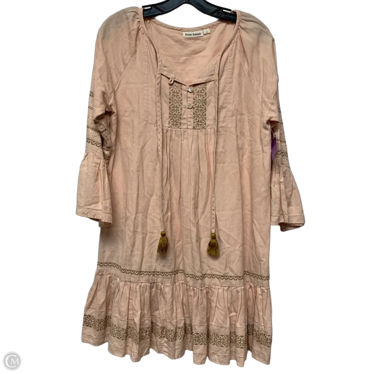 Dress Casual Midi By Roller Rabbit In Pink, Size: Xs