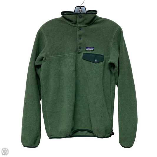 Sweatshirt Collar By Patagonia In Green, Size: S