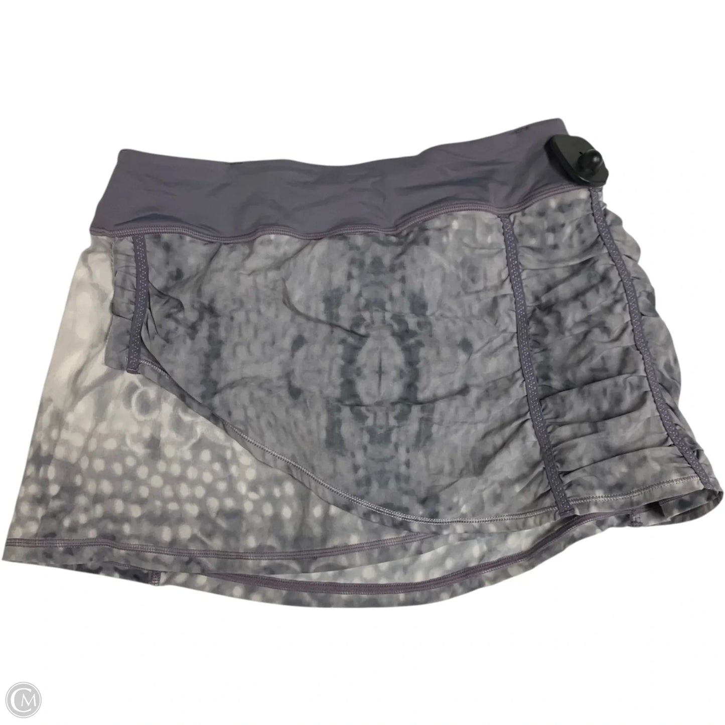 Athletic Skort By Lululemon In Grey, Size: S