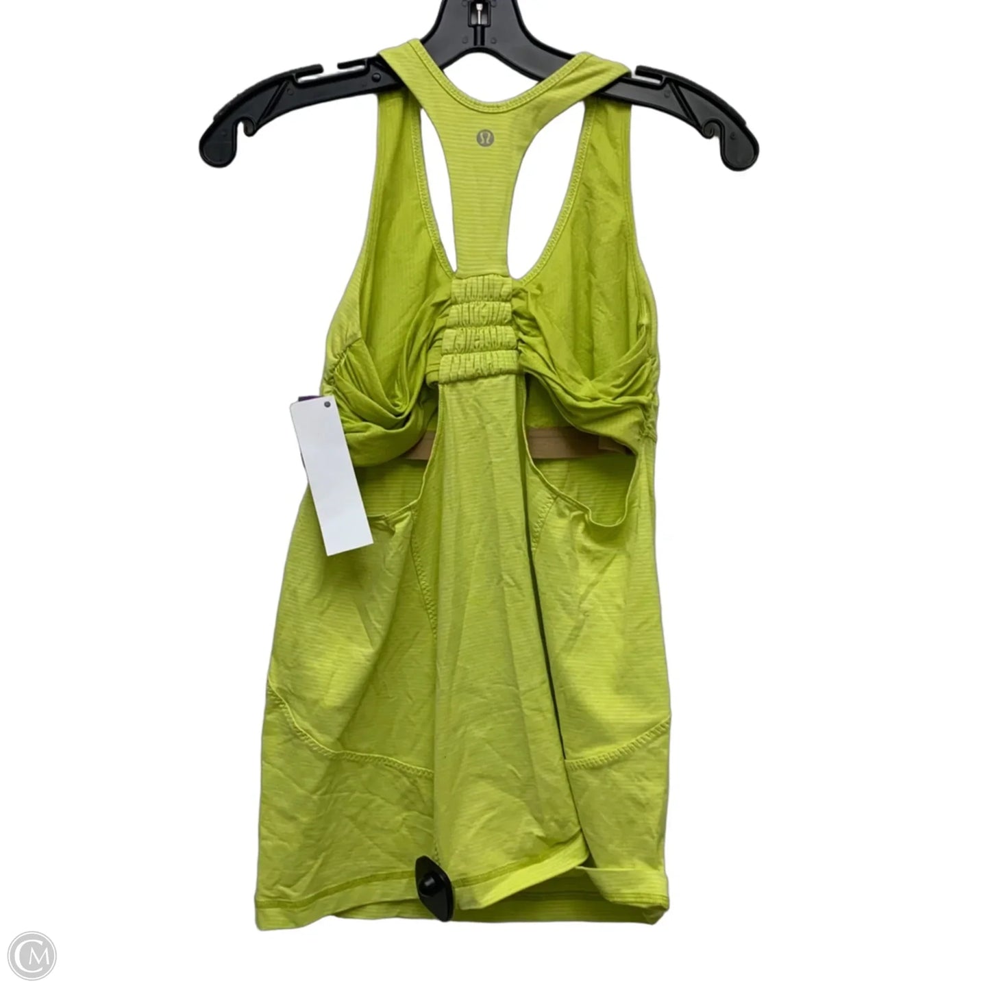 Athletic Tank Top By Lululemon In Yellow, Size: M