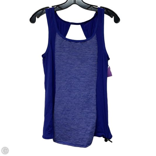 Athletic Tank Top By Lululemon In Blue, Size: M