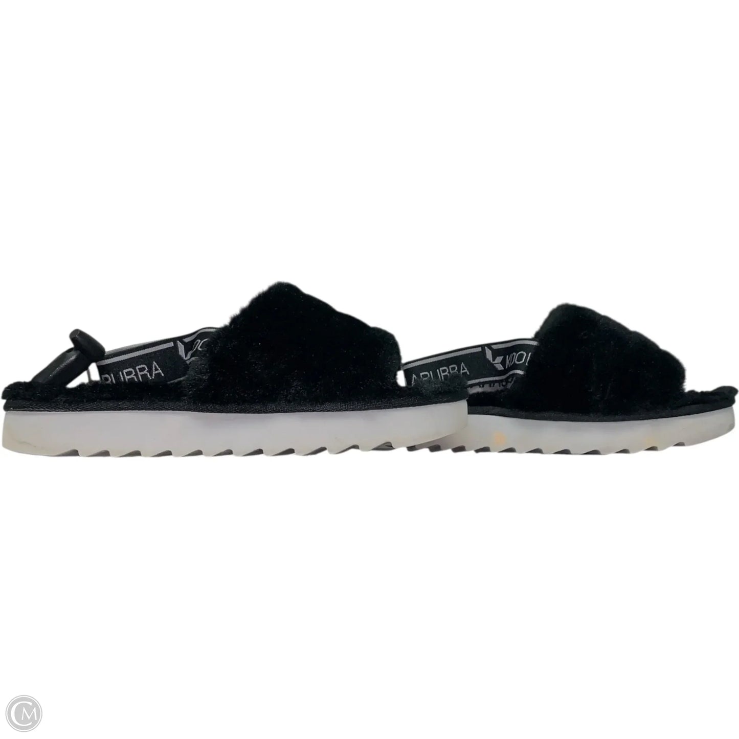 Sandals Designer By Ugg In Black, Size: 8