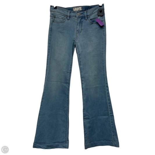 Jeans Flared By Free People In Blue Denim, Size: 2