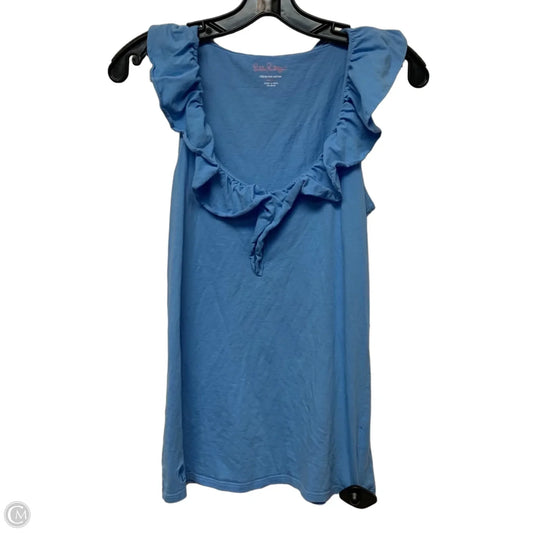 Top Sleeveless Designer By Lilly Pulitzer In Blue, Size: S