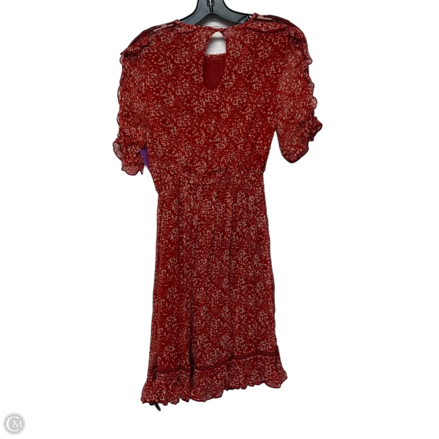 Dress Casual Short By Floreat In Cream & Red, Size: Xxs