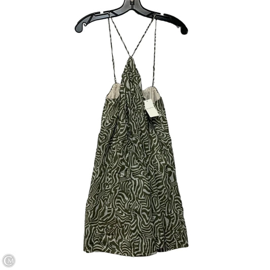 Dress Casual Short By Abercrombie And Fitch In Cream & Green, Size: Xs