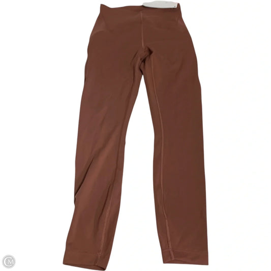 Athletic Leggings By Lululemon In Mauve, Size: S