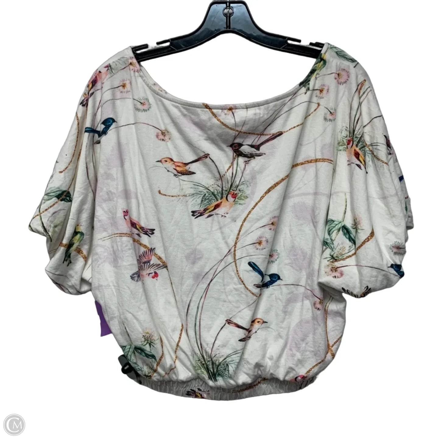 Top Short Sleeve By Maeve In White, Size: Xxs