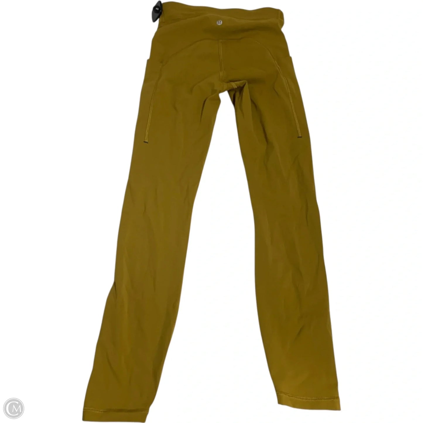 Athletic Leggings By Lululemon In Yellow, Size: S