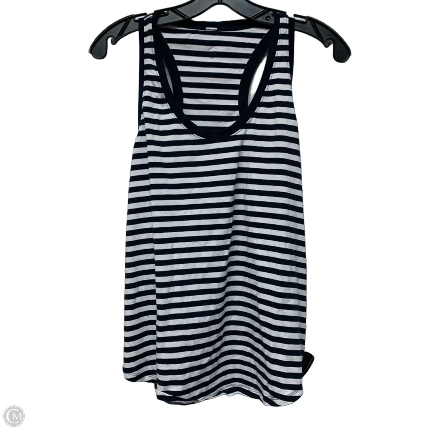 Athletic Tank Top By Lululemon In Blue & White, Size: L