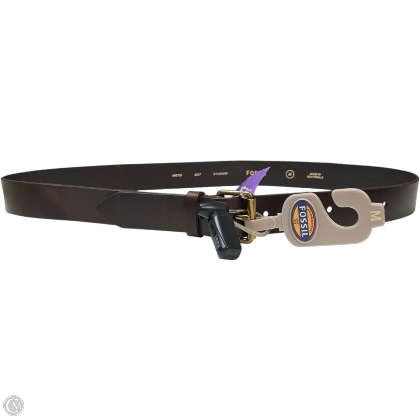 Belt Leather By Fossil, Size: Medium