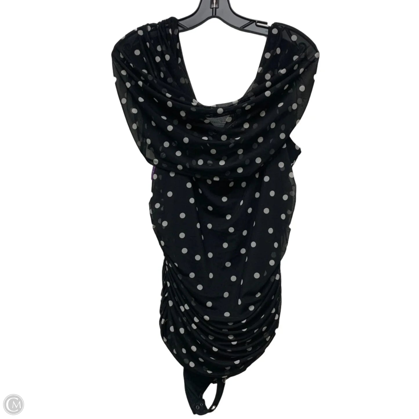 Bodysuit By Abercrombie And Fitch In Polkadot Pattern, Size: Xl
