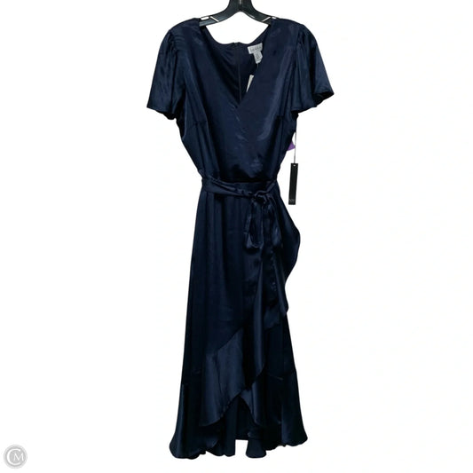 Dress Party Long By Nicole Miller In Navy, Size: L