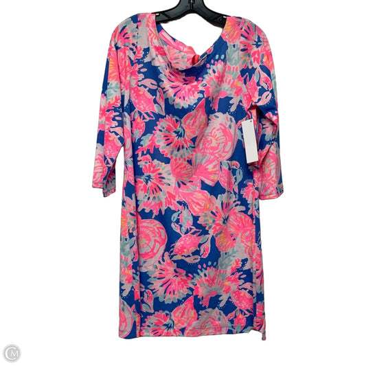 Dress Designer By Lilly Pulitzer In Blue & Pink, Size: L