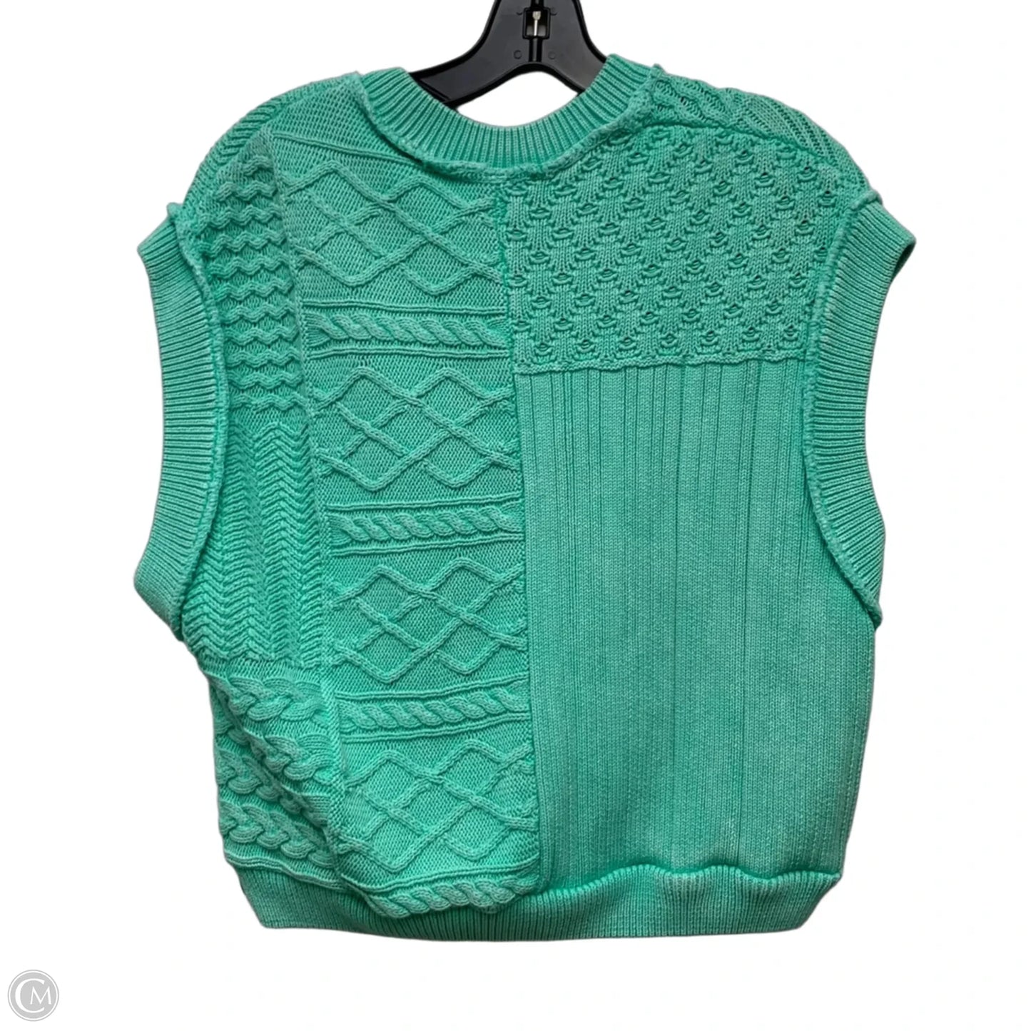 Vest Sweater By Free People In Green, Size: S