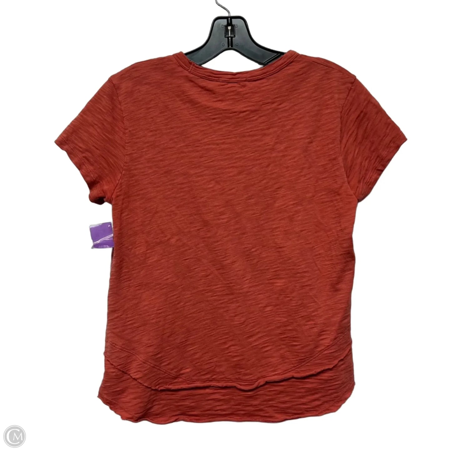 Top Short Sleeve Basic By Cmc In Orange, Size: Xs