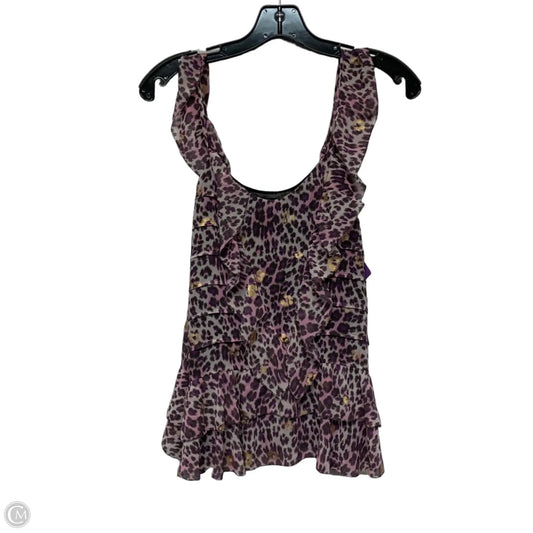 Top Sleeveless By Juicy Couture In Animal Print, Size: S
