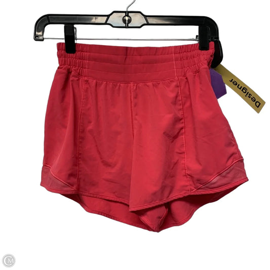 Athletic Shorts By Lululemon In Pink, Size: S