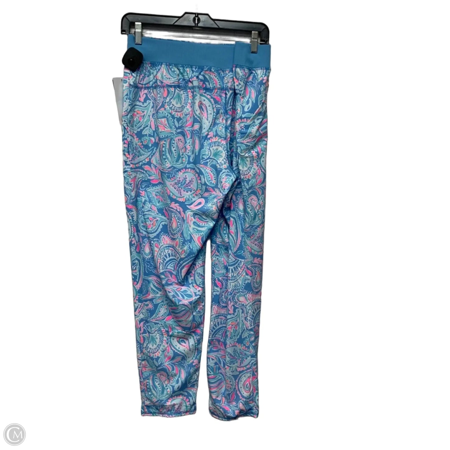 Pants Designer By Lilly Pulitzer In Blue & Pink, Size: L