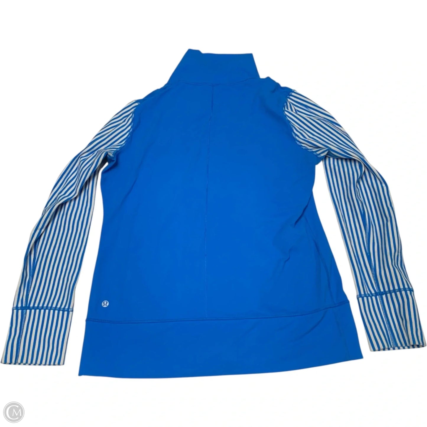 Athletic Jacket By Lululemon In Blue, Size: L