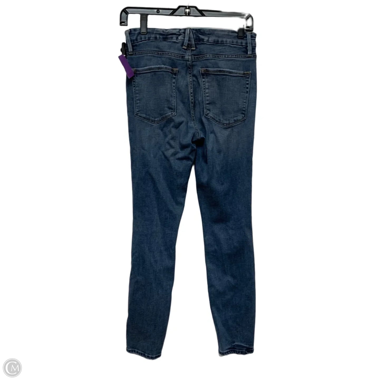 Jeans Cropped By Good American In Blue Denim, Size: 2