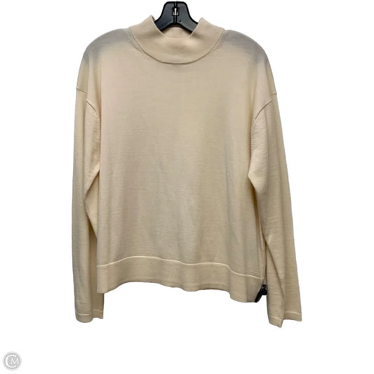 Sweater By Banana Republic In Cream, Size: L