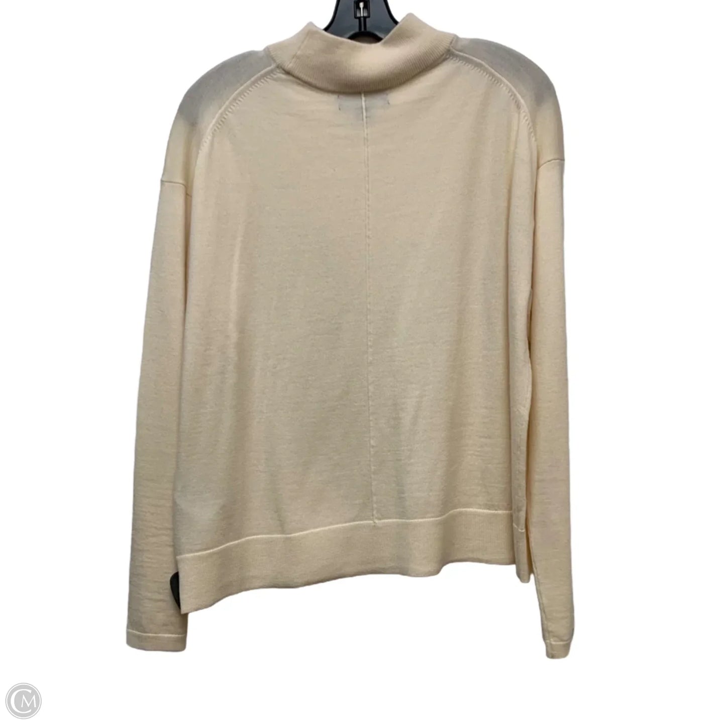 Sweater By Banana Republic In Cream, Size: L