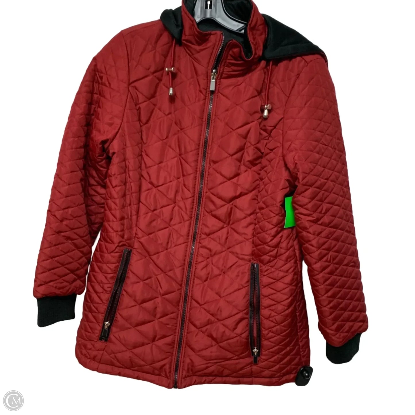 Jacket Puffer & Quilted By New Directions In Red, Size: M
