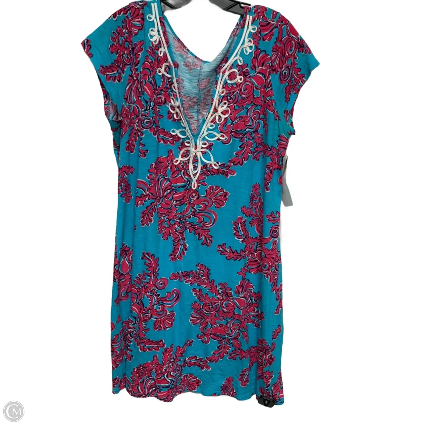 Dress Designer By Lilly Pulitzer In Blue & Red, Size: Xl