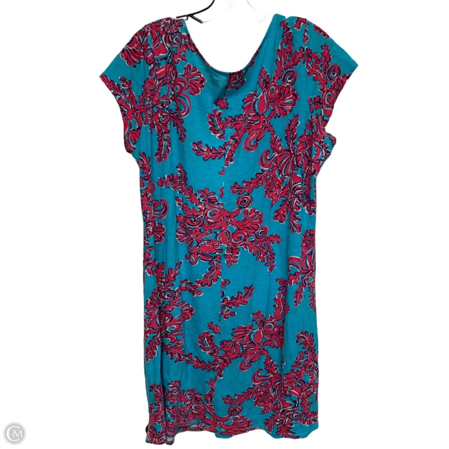 Dress Designer By Lilly Pulitzer In Blue & Red, Size: Xl