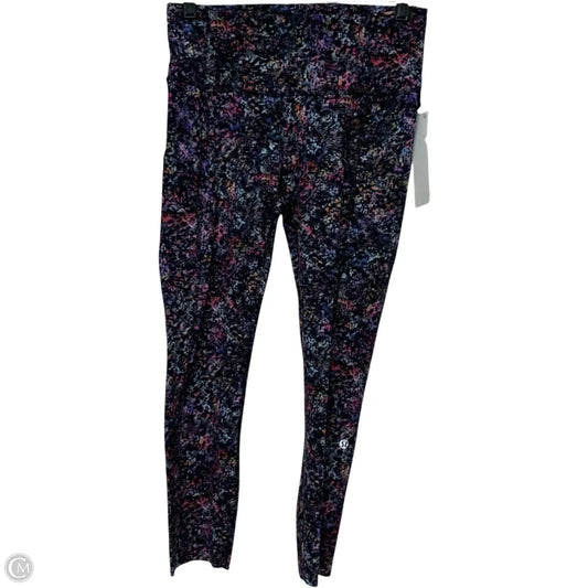 Athletic Capris By Lululemon In Multi-colored, Size: S