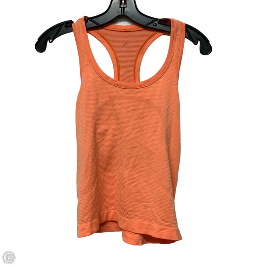 Athletic Tank Top By Lululemon In Orange, Size: S