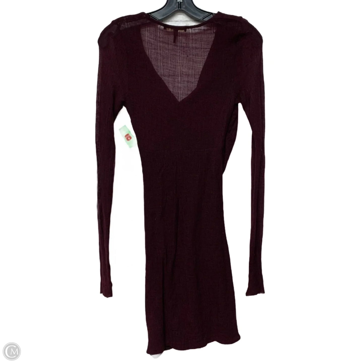 Dress Casual Maxi By Maje In Maroon, Size: S