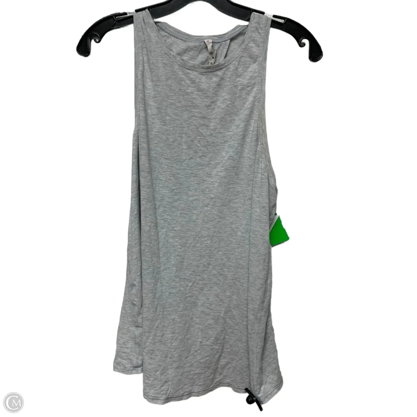 Athletic Tank Top By Lululemon In Grey, Size: L