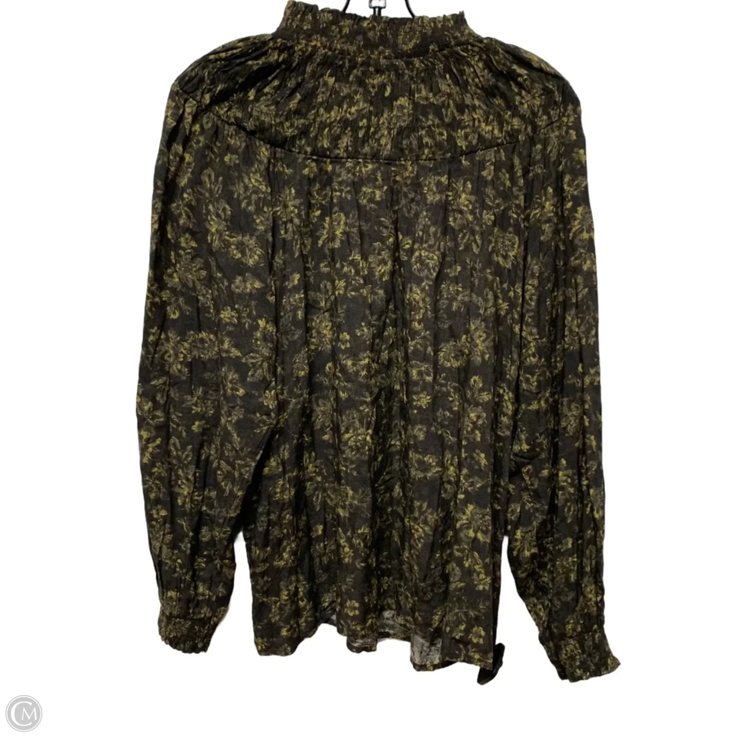 Top Long Sleeve By Beachlunchlounge In Green, Size: Xs