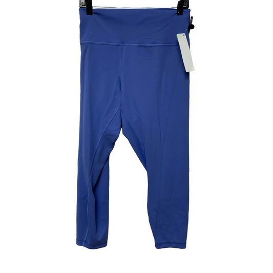 Athletic Capris By Lululemon In Blue, Size: Xl