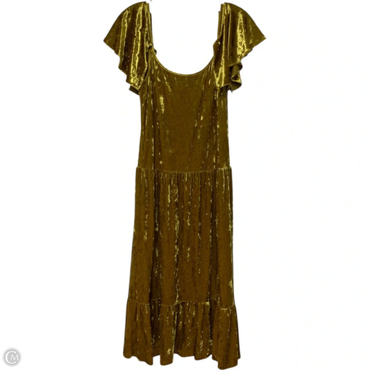 Dress Designer By Rebecca Minkoff In Yellow, Size: S