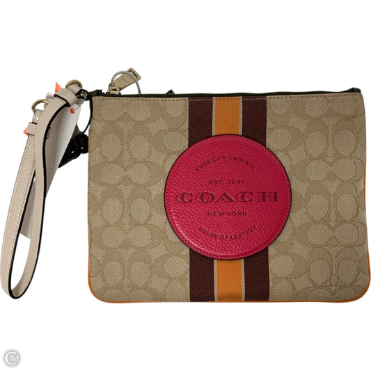 Wristlet Designer By Coach, Size: Large