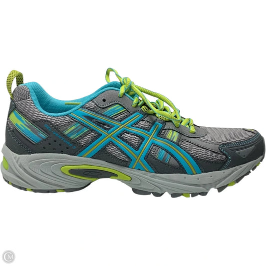 Shoes Athletic By Asics In Blue & Grey, Size: 9.5