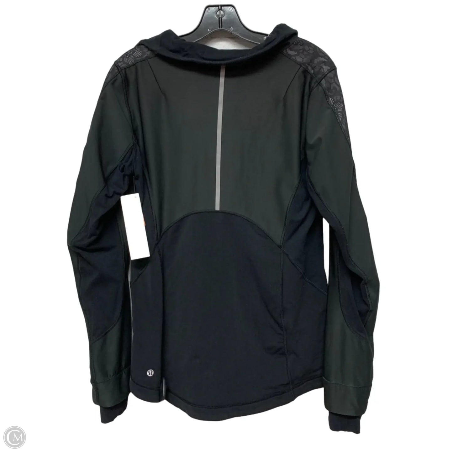 Athletic Jacket By Lululemon In Black, Size: M