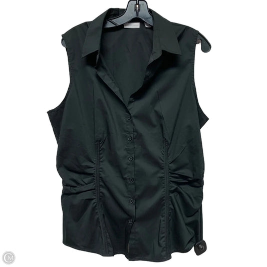 Top Sleeveless By New York And Co In Black, Size: Xl