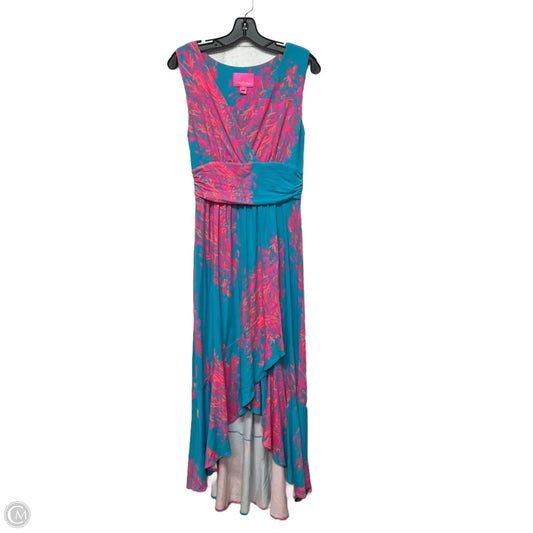 Dress Designer By Lilly Pulitzer In Blue & Pink, Size: S