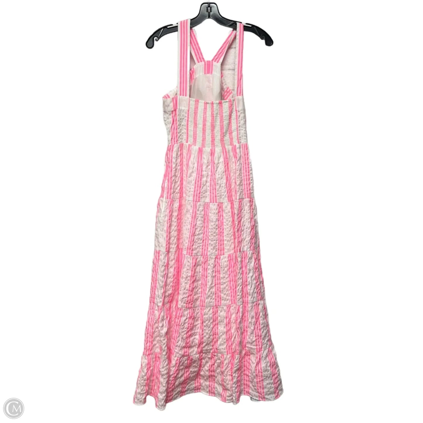 Dress Designer By Lilly Pulitzer In Pink & White, Size: S