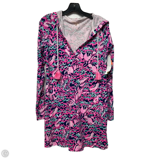 Dress Designer By Lilly Pulitzer In Blue & Pink, Size: S
