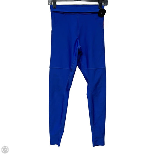 Athletic Leggings By Alo In Blue, Size: S