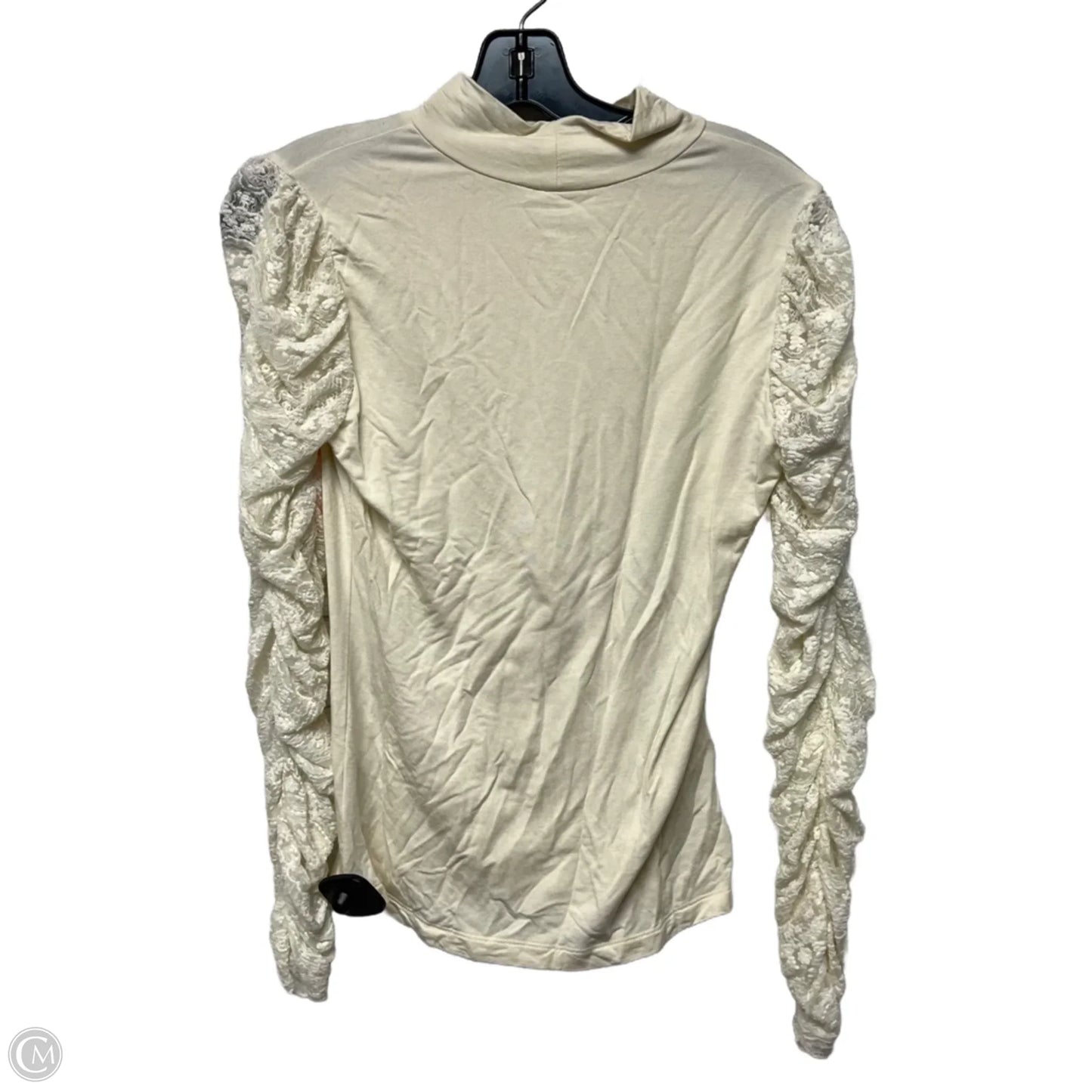 Top Long Sleeve By Maeve In Cream, Size: Xs