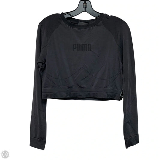 Athletic Top Long Sleeve Crewneck By Puma In Grey, Size: Xl