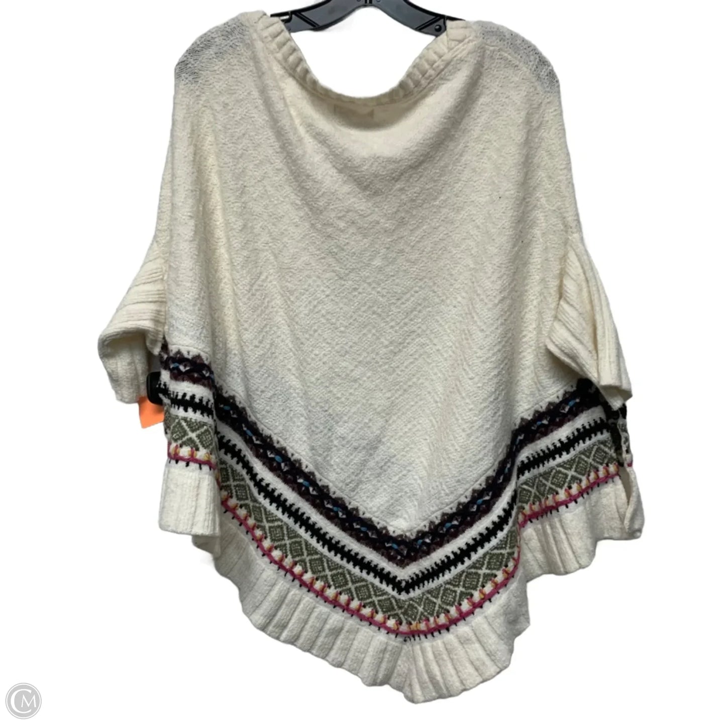Poncho By Sleeping On Snow In Cream, Size: Xs